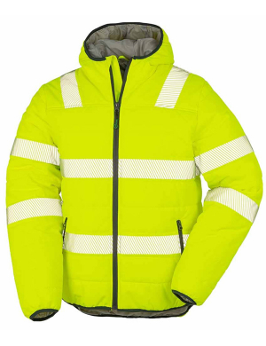 Result Ripstop Padded Safety Jacket RS500 - Fluo Yellow